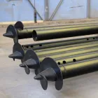 Литые винтовые сваи