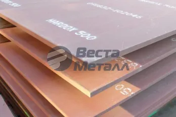 Стальной лист 102 мм Hardox 500