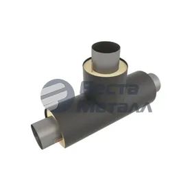 Тройник 426х9.0 - 159x6.0 Ст20 ГОСТ 8732-78 - ППУ ПЭ - ЗМКВ