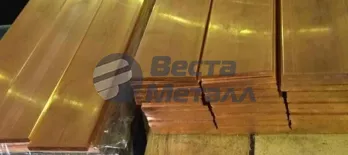 Шина бронзовая 25х300х500 БрБ2 Шина бронзовая 25х300х500 БрБ2