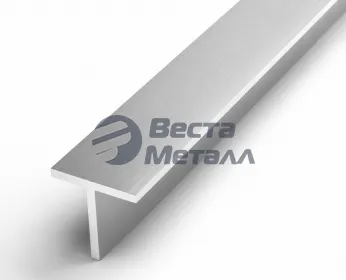 Алюминиевый тавр 30х20х1.5 (1.0м) серебро