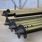 Литые винтовые сваи